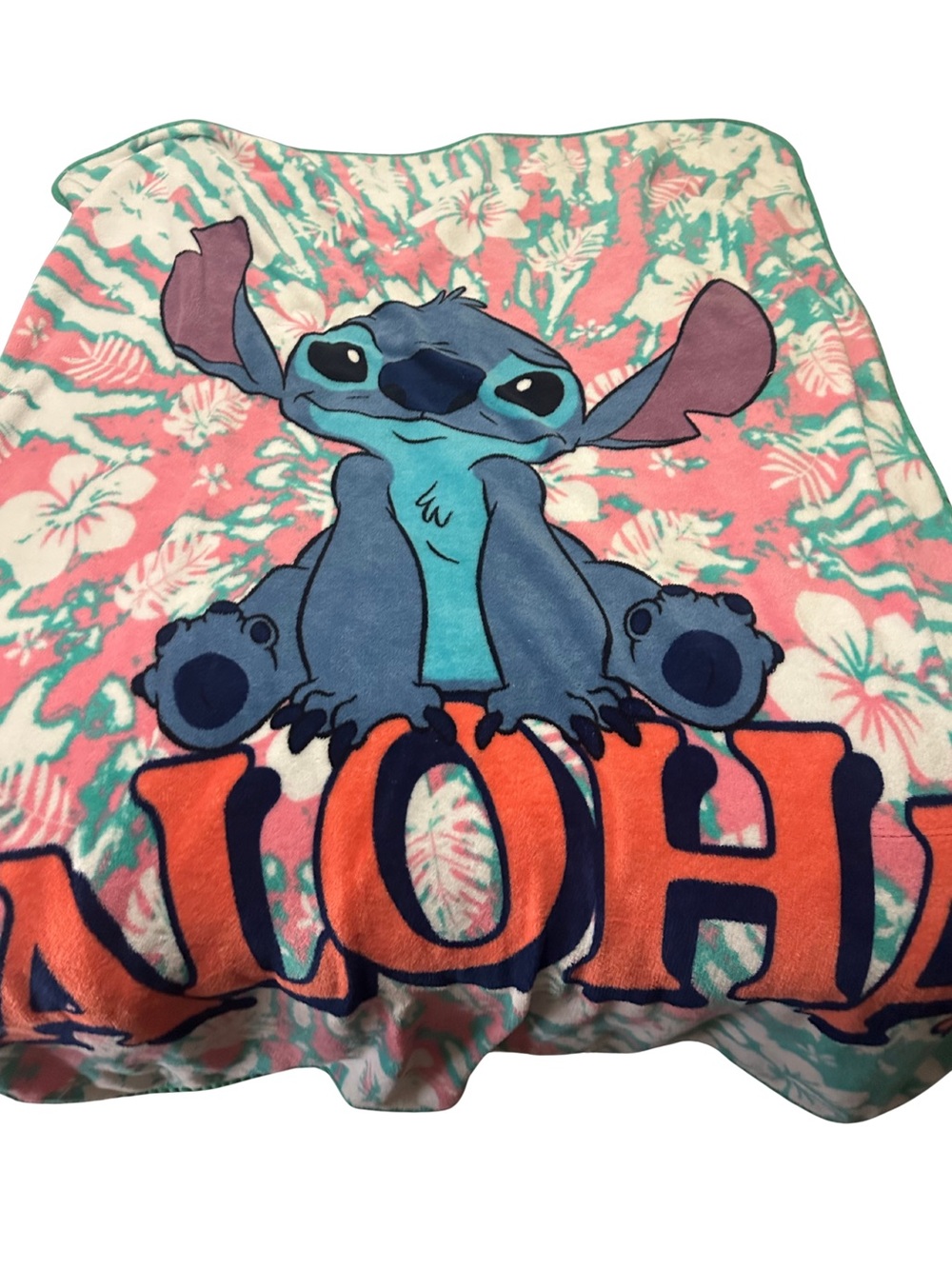 Disney Stitch Aloha blanket